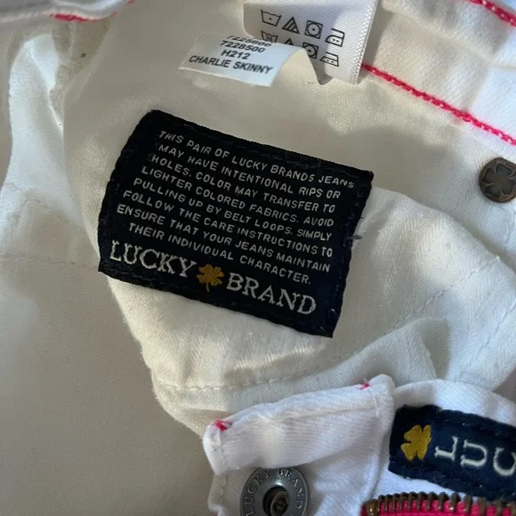 White lucky brand skinny jeans - Picture 8 of 11